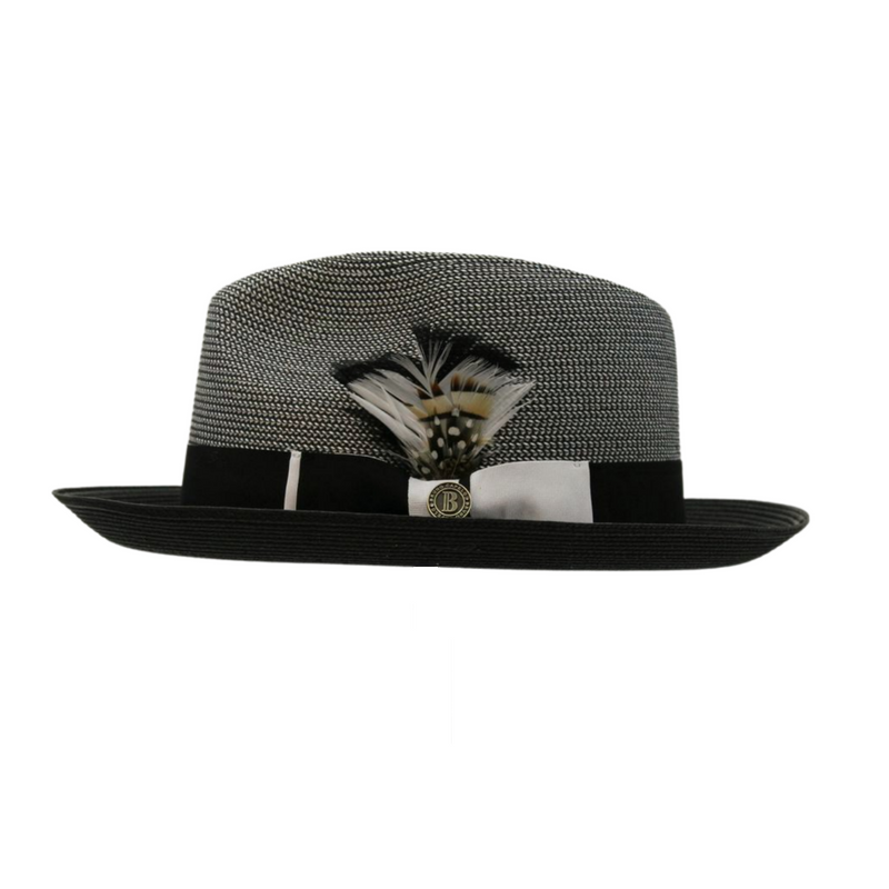 Black dress fedora